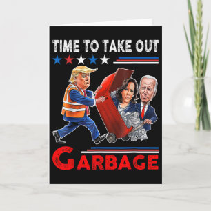 Lustiger Garge für Trump 2024 - Zeit, den herauszu Karte