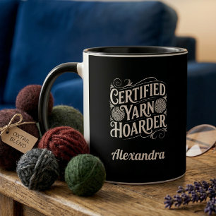 Lustiger Garn-Horter Personalisierter Privatschatz Tasse