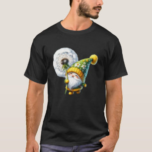 Lustiger Gartenzwerg Mit Blumendekor Für Löwenzahn T-Shirt