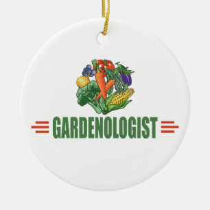 Lustiger Gärtner Keramik Ornament