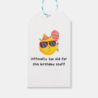 Lustiger Geburtstag Geschenkanhänger