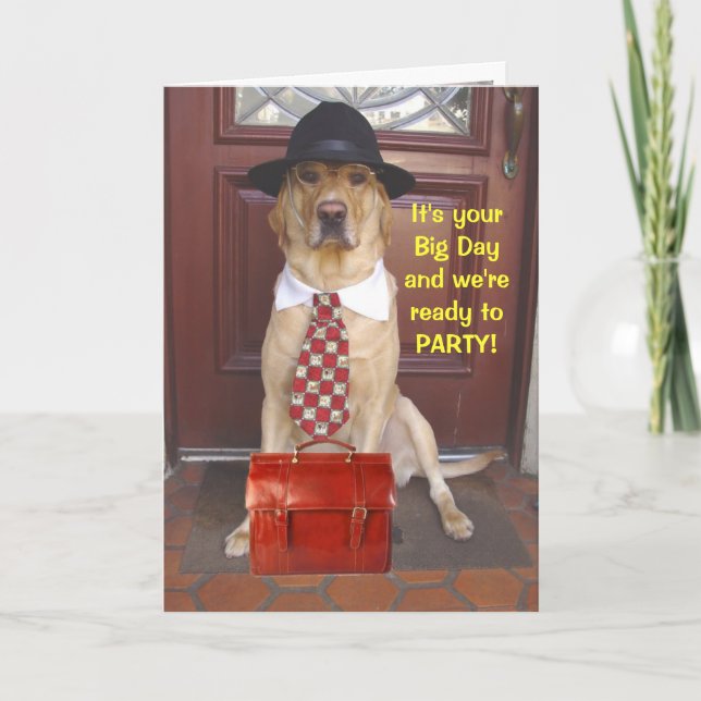 Lustiger Geburtstag von der Gruppe Karte (Vorderseite)