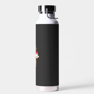 Lustiger Geburtstagskuchen mit Faultier-Kostüm für Trinkflasche