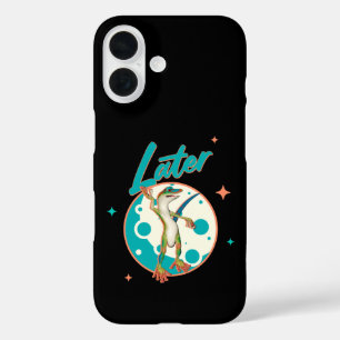 Lustiger Gecko Später Prokrastinations Humor iPhone 16 Hülle