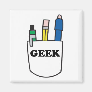 Lustiger GEEK Taschenschutz Magnet