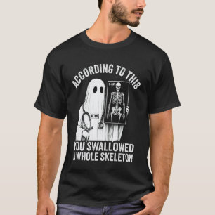 Lustiger Geist Arzt Röntgenologe Halloween Medi T-Shirt