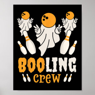 Lustiger Geist Boo Booling Liebhaber Faules Hallow Poster