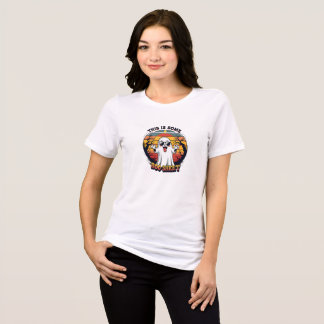 Lustiger Geist “Boo Sheet” Halloween Tri-Blend Shirt