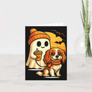 Lustiger Geist, der Cavalier King Charles Hund spa Karte