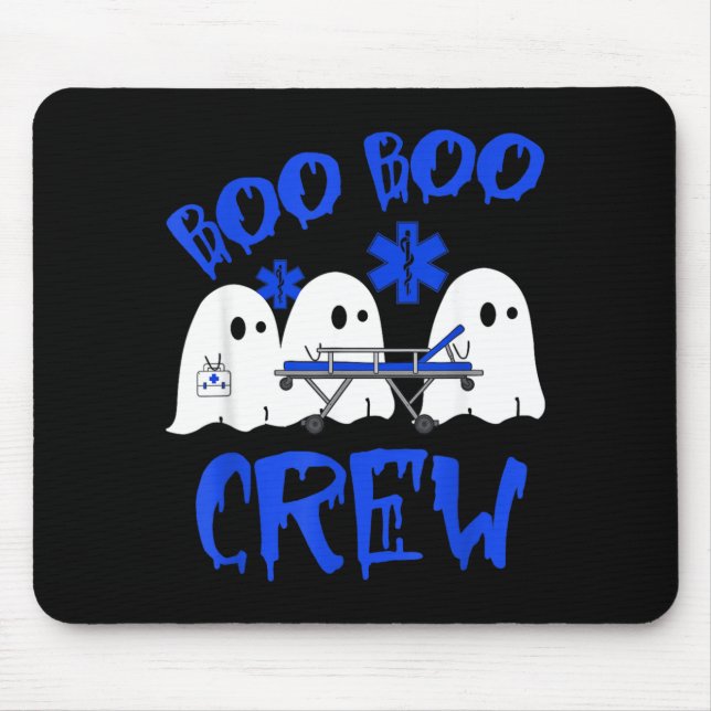 Lustiger Geist EMS EMT Sanitäter Krankenschwester  Mousepad (Vorne)