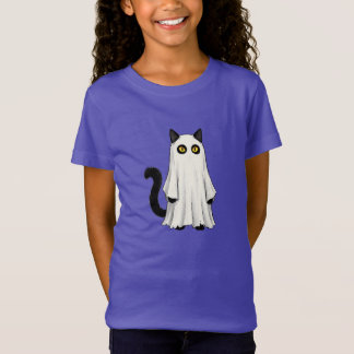 Lustiger Geist Schwarze Katze Halloween | Grusel K T-Shirt