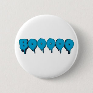 lustiger Geistertext Button