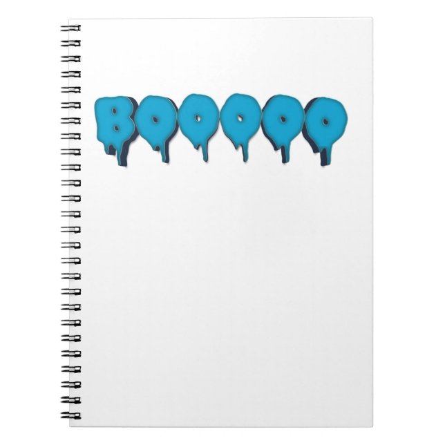 lustiger Geistertext Notizblock (Vorderseite)