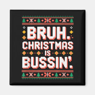 Lustiger Gen Alpha Gen Z Slang Lustiger Weihnachts Magnet