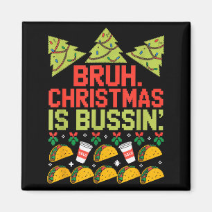 Lustiger Gen Alpha Gen Z Slang Lustiger Weihnachts Magnet