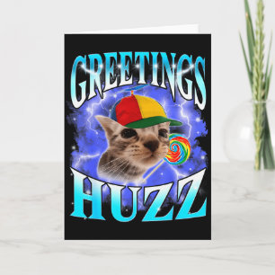 Lustiger Gen Z Gen Alpha Slang Katzen Meme Grüße H Karte