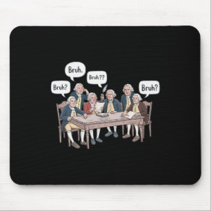 Lustiger Geschichtslehrer Gründerväter Historisch Mousepad