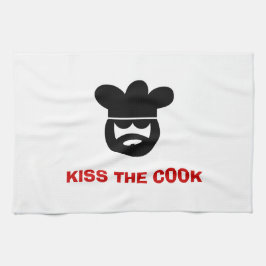 Lustiger Geschirrtuch | Kuss der Koch