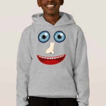 Lustiger Gesicht Hoodie