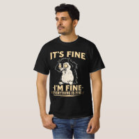 Lustiger gestresster Pinguin - Es ist okay, mir ge