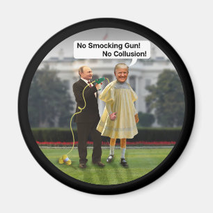 Lustiger Gewehr-Witz Donald Trump Putin Smocking Magnet