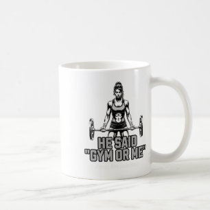 Lustiger Gewichtheber Bodybuilding Spruch für Frau Kaffeetasse