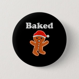 Lustiger Gingerbread-Mann Gebäck Kekse Backen Erwa Button