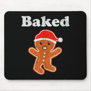 Lustiger Gingerbread-Mann Gebackener Keks Backen E Mousepad