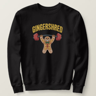 Lustiger Gingershred-Gym-Weihnachten Sweatshirt