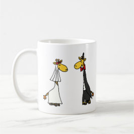 Lustiger Giraffen-Braut-und Kaffeetasse