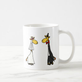 Lustiger Giraffen-Braut-und Kaffeetasse