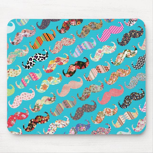 Lustiger Girly Türkis-aztekische mit Mousepad (Vorne)