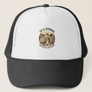 Lustiger Glaube Auferstehungshöhle Vintage-Stich-S Truckerkappe