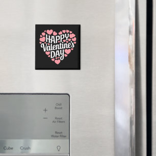 Lustiger glücklicher Valentinstag Herz Liebe Valen Magnet