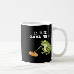 Lustiger Gluten-Frosch Zöliakie-Bewusstsein Kaffeetasse