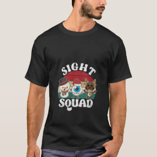 Lustiger Gnom Rentier Weihnachtsmann Optiker S T-Shirt