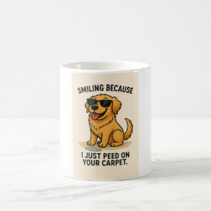 Lustiger Golden-Retriever-Becher Kaffeetasse