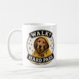 Lustiger Golden Retriever Becher | Spaziergang? Eh Kaffeetasse