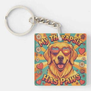 Lustiger Golden Retriever-Hunde-Schlüsselanhänger Schlüsselanhänger