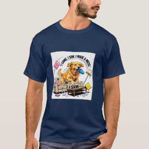Lustiger Golden Retriever Ich habe ein Chaos anger T-Shirt