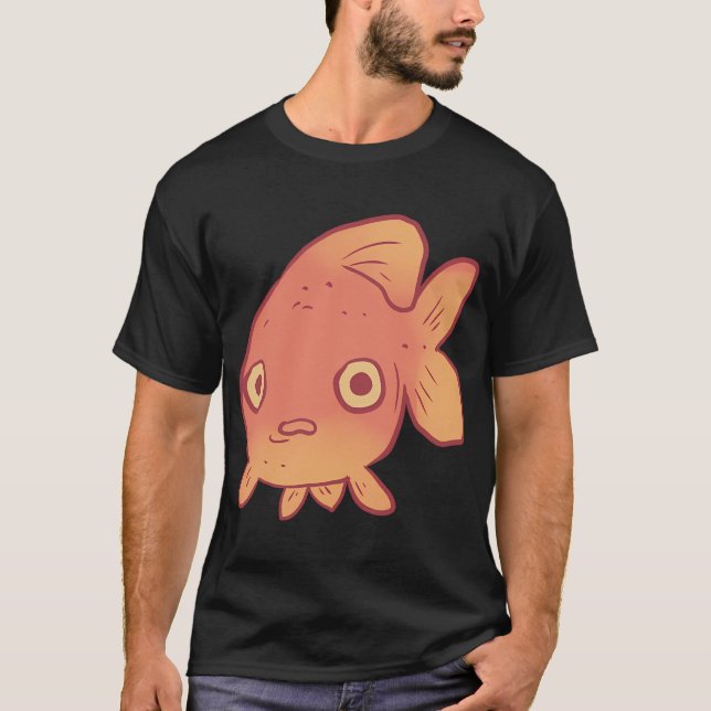 Lustiger Goldfisch T-Shirt (Vorderseite)