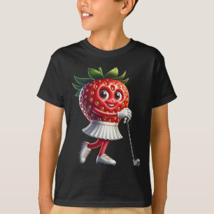 Lustiger Golf-Erdbeeren-Humor für Sportliebhaber u T-Shirt