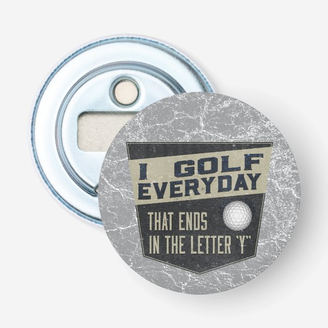Lustiger Golf-Flaschen-Öffner Flaschenöffner (Vorderseite)