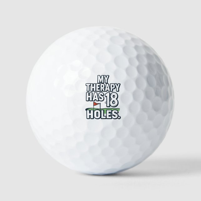 Lustiger Golf-Spruch für Golfer  Golfball (Vorderseite)