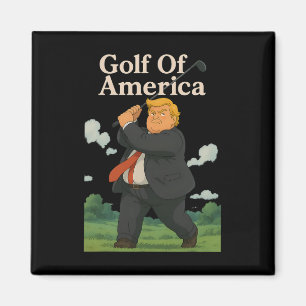 Lustiger Golf Von Amerika Donald Trump Wortspiel Magnet