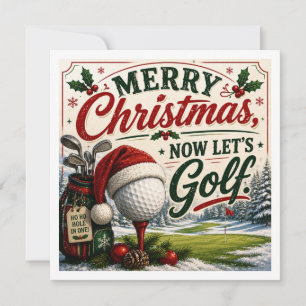 Lustiger Golf-Weihnachtsspruch für Golfer