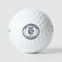 Lustiger Golfball-Geschenk für Silva