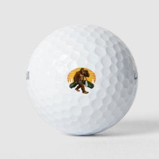 Lustiger Golfball-Jäger Bigfoot Golfbälle Gag-Gesc