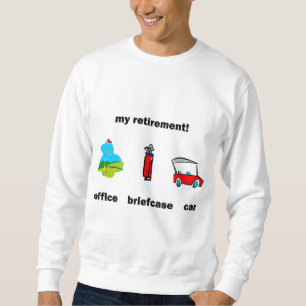 Lustiger Golfruhestand Sweatshirt