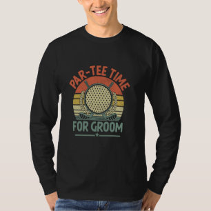 Lustiger Golfspieler Junggesellenabschied Hochzeit T-Shirt